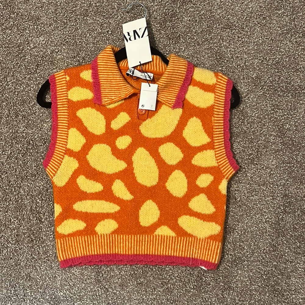 Zara sweater vest